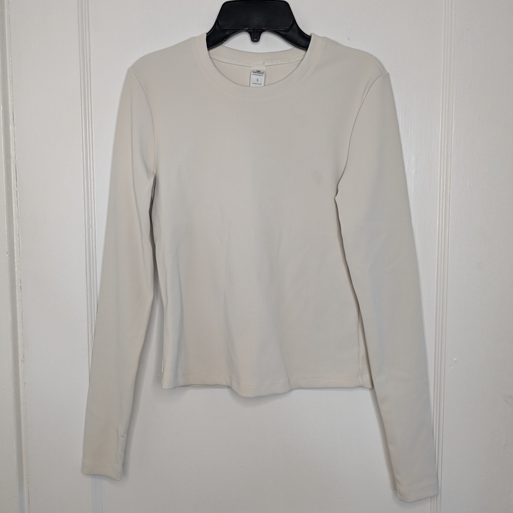 90 Degree By Reflex Off-White Long Sleeve Top